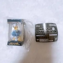 ディズニー　ガチャガチャ　ミニチュアパッケージコレクション　ドナルドダック
