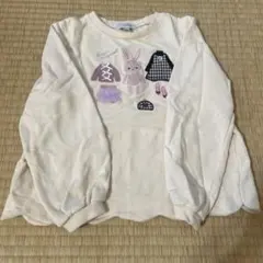 any FAM クリーム色 薄手トレーナー