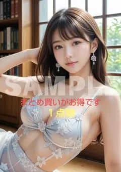 AI美女 ポスター TK-043 A4 高画質 １点物 アート 可愛い 下着