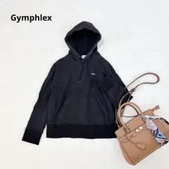 Gymphlex ジムフレックス パーカー フーディー 黒 コットン サイズ12のサムネイル