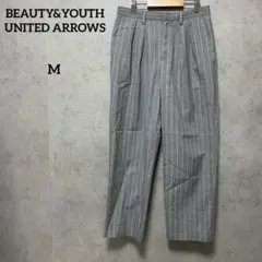 BEAUTY&YOUTH ストレートパンツ　スラックス　ストライプ　M