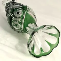 [未使用] ELBE Crystal エルベクリスタル　花瓶フラワーベース