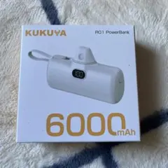 KUKUYA R01 モバイルバッテリー 6000mAh