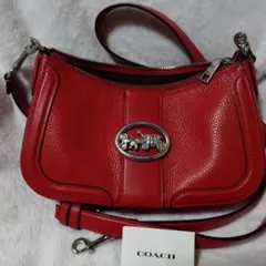 COACH ショルダーバッグ レッド