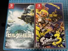 ゼルダの伝説、スプラトゥーン3 Switch ジャンク品