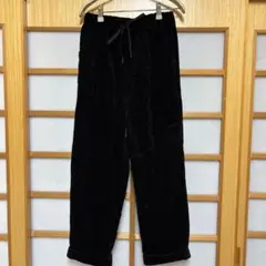 【新品未使用】WEGOコーデュロイ黒パンツ　Sサイズ
