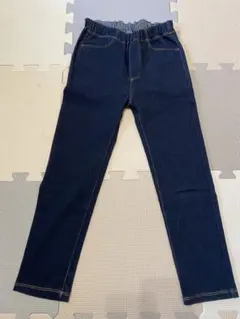 無印良品　ジャージーデニム調レギンスパンツ 120