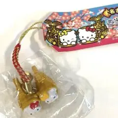 サンリオ　ご当地キティ 金のしゃちほこ　名古屋キティ 根付けストラップ