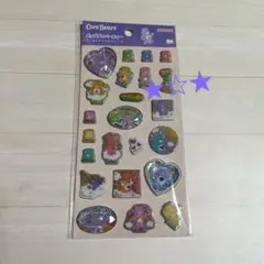 ★ケアベア　ポップデコパーティー　ラメきらクリスタルシール②