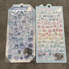 正規品　ボンボンドロップシール　シャーベット　よるねこボンボン　なないろミニ