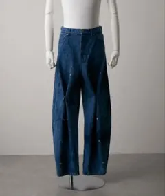 GRANCYデニムパンツ ダメージ加工 ジップディテール - メルカリ