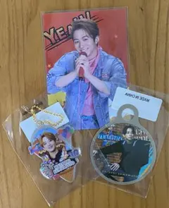 FANTASTICS 澤本夏輝3点セットクリアチャーム、ストローマーカー、写真