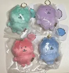 ナガノキャラクターズ　カラーなナガノのくまマスコット　4種セット