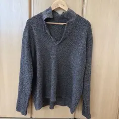 ヒューゴボス EXTRAFINE MERINO 薄手 Vネックニット Lサイズ - メルカリ