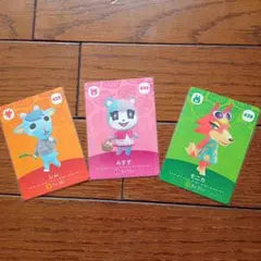 amiibo　あつ森♡みすず　レム　モニカ♡どう森　人気住民！