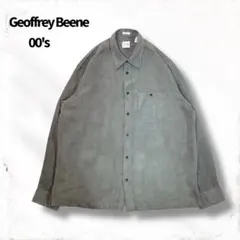 ま*福様 GB マイクロスエード シャツ グレー L 長袖 00's ゆるダボ