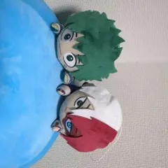 僕のヒーローアカデミア ピタッとくつろぎぬいぐるみ 轟焦凍 緑谷出久