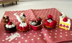 コンコンブル 5点セット クリスマス いちご チョコ ケーキ タルト こぐま