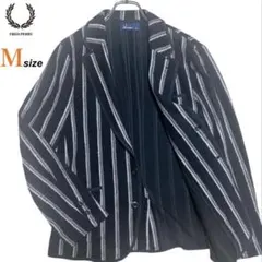 フレッドペリー テーラードジャケット ストライプ パイピング Mサイズ