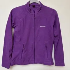 mont-bell シャミース　フリースジャケット レディース L パープル