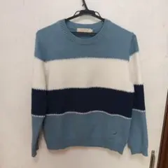 最終価格)CROCODILE ボーダーニットセーター Mサイズ