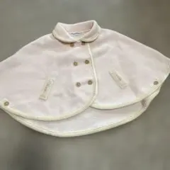 familiar フリース ピンクポンチョ 60～90サイズ