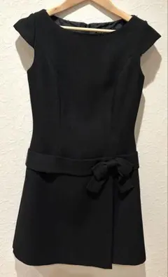 CECIL McBEE 黒ワンピース リボン付き フォーマル 9号