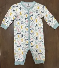 PETIT BATEAU ロンパース 12m 74cm 猫柄のサムネイル