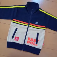 新品　胸切替2ラインジャージ100紺ベビードールBABYDOLLベビド