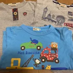 ぴ*＊様 Hot Biscuits 長袖カットソー 100cm 青