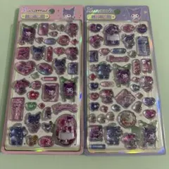 クロミ マイメロ ボンボンドロップシール2枚セット