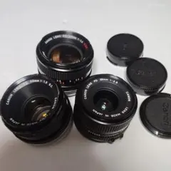 Canon FDレンズ 3本セット 50mm 28mm Canon FDレンズ 3本セット 50mm 28mm - メルカリ