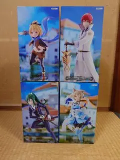 GIGO限定 リゼロ 王選候補者と騎士フェルト ラインハルト　クルシュ フェリス