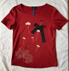 LANVIN COLLECTION 半袖カットソー レッド 38のサムネイル