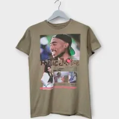2PAC出演 映画ポエティックジャスティス 公式 Tシャツ カーキ M シミ有のサムネイル