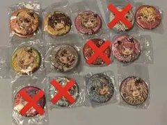ガチャガチャ 缶バッジ 各1種