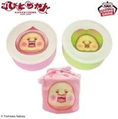 こびとづかん　2段重ね　お弁当箱　巾着　カクレモモジリ　スモモノウチ