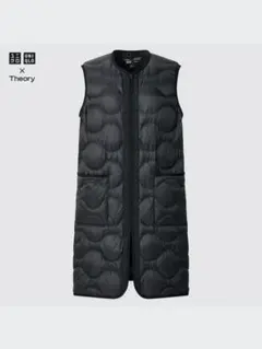 【新品】ユニクロ セオリー ウルトラライトダウンロングベスト M