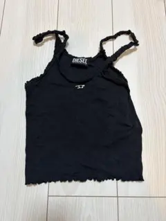 DIESEL 黒 タンクトップ Sサイズ A16787