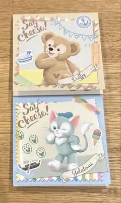 Disney ダッフィー&フレンズメモ帳セット新品未使用品