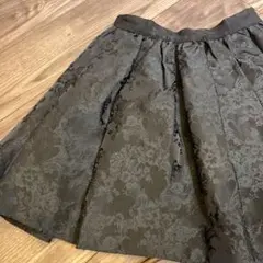 ジルスチュアート フレアミニスカート 花柄 サイズ2 日本製