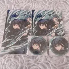 鬼滅の刃　時透無一郎　缶バッジ＆ポストカードセット