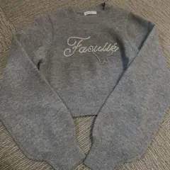 NICE CLAUP ロゴアソートニット