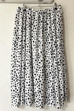 SHEIN ダルメシアン柄 ロングスカート XLのサムネイル