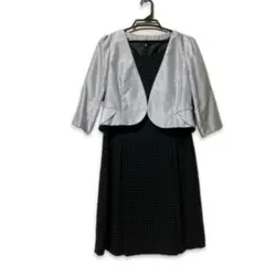 ワンピース　ノーカラージャケット　セットアップ　 L13号　卒業式　入学式