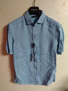 新品・未使用　EMPORIO ARMANI　高級リネンシャツ