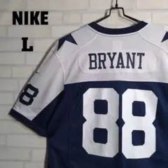 希少 NFL カウボーイズ 50周年記念 デズ・ブライアント ゲームシャツ NIKE NFL ダラス カウボーイズ デズ ブライアント 刺繍 ゲームシャツ