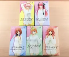 新品 五等分の花嫁 彼シャツ フィギュア 全5種セット 二乃 三玖 四葉 五月