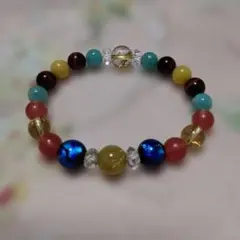 Aタイプ　StarEyes　星ひとみ　金運　ブレスレット　天然石　上野　ヤマサン