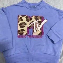 MTV バースデイ　トレーナー　スウェット　100cm 保育園着